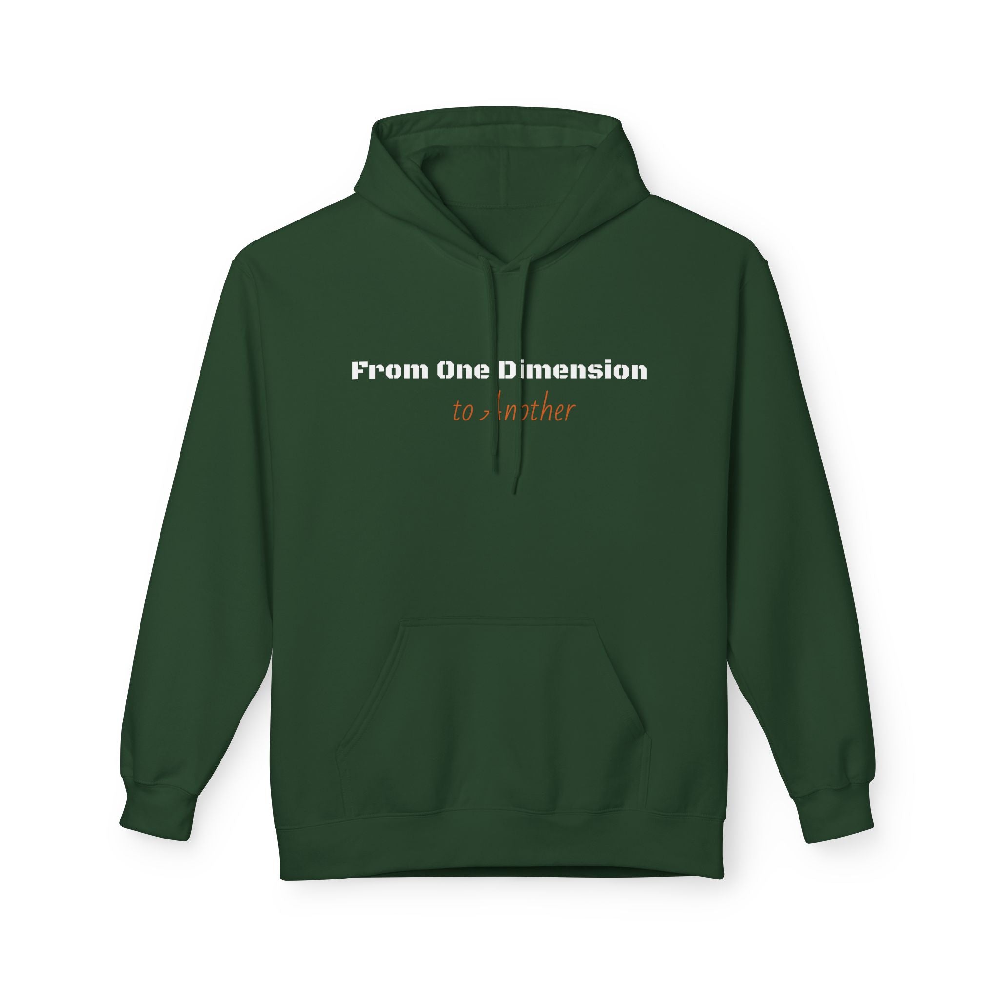 "From One Dimension to Another" Space Art Graphic Pullover- Hoodie