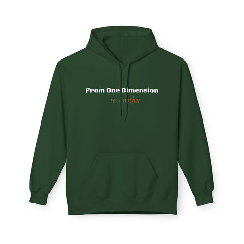 "From One Dimension to Another" Space Art Graphic Pullover- Hoodie