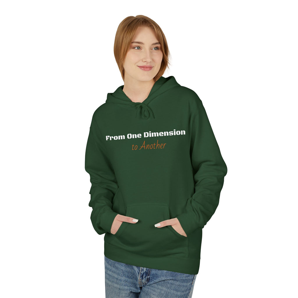 "From One Dimension to Another" Space Art Graphic Pullover- Hoodie