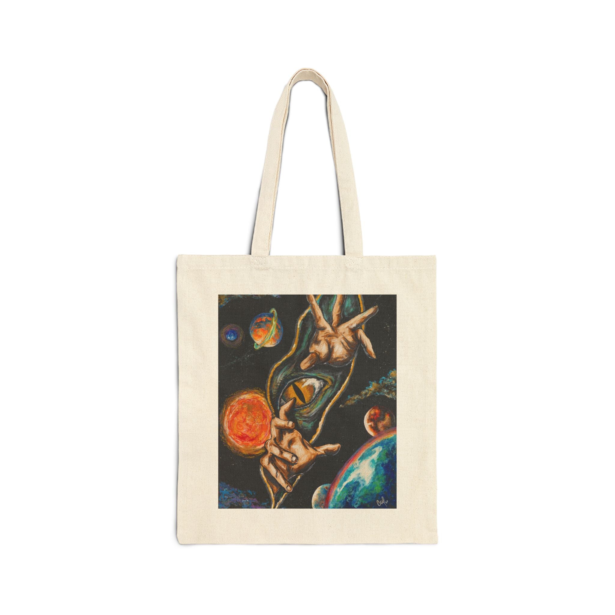 "From One Dimension to Another"- Canvas Tote Bag