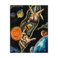 "From One Dimension to Another" — Surreal Space Art Rolled Print