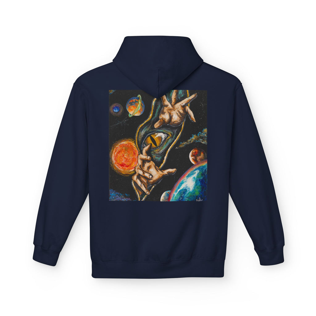 "From One Dimension to Another" Space Art Graphic Pullover- Hoodie