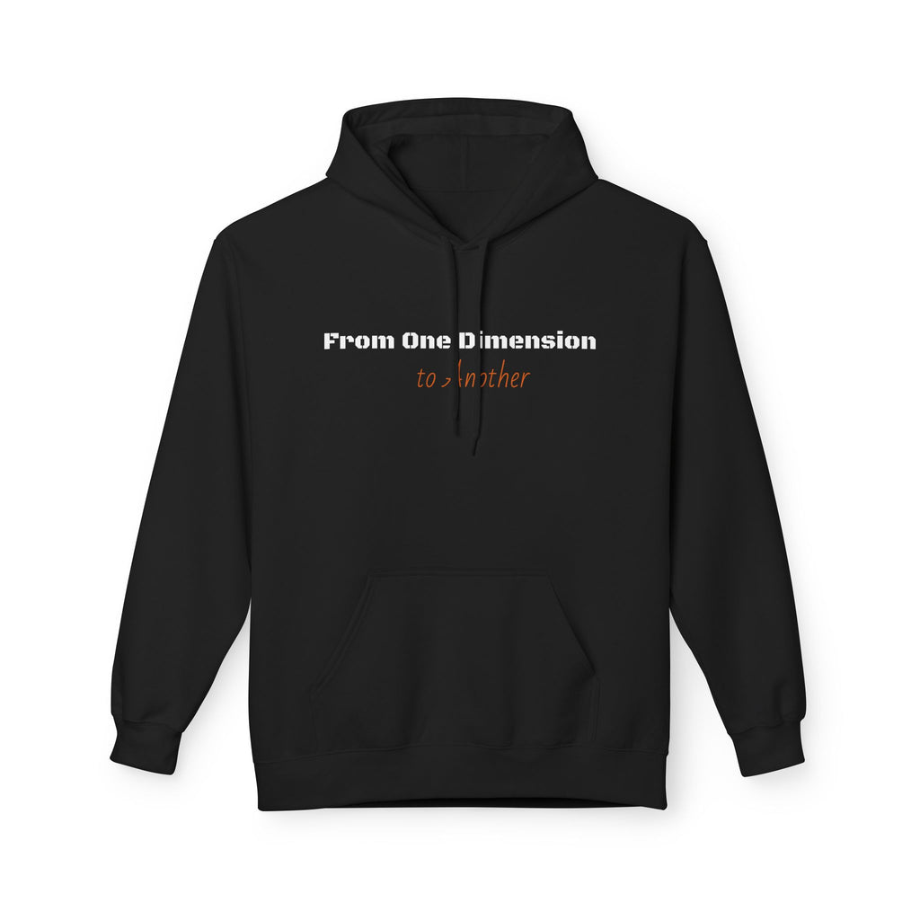 "From One Dimension to Another" Space Art Graphic Pullover- Hoodie