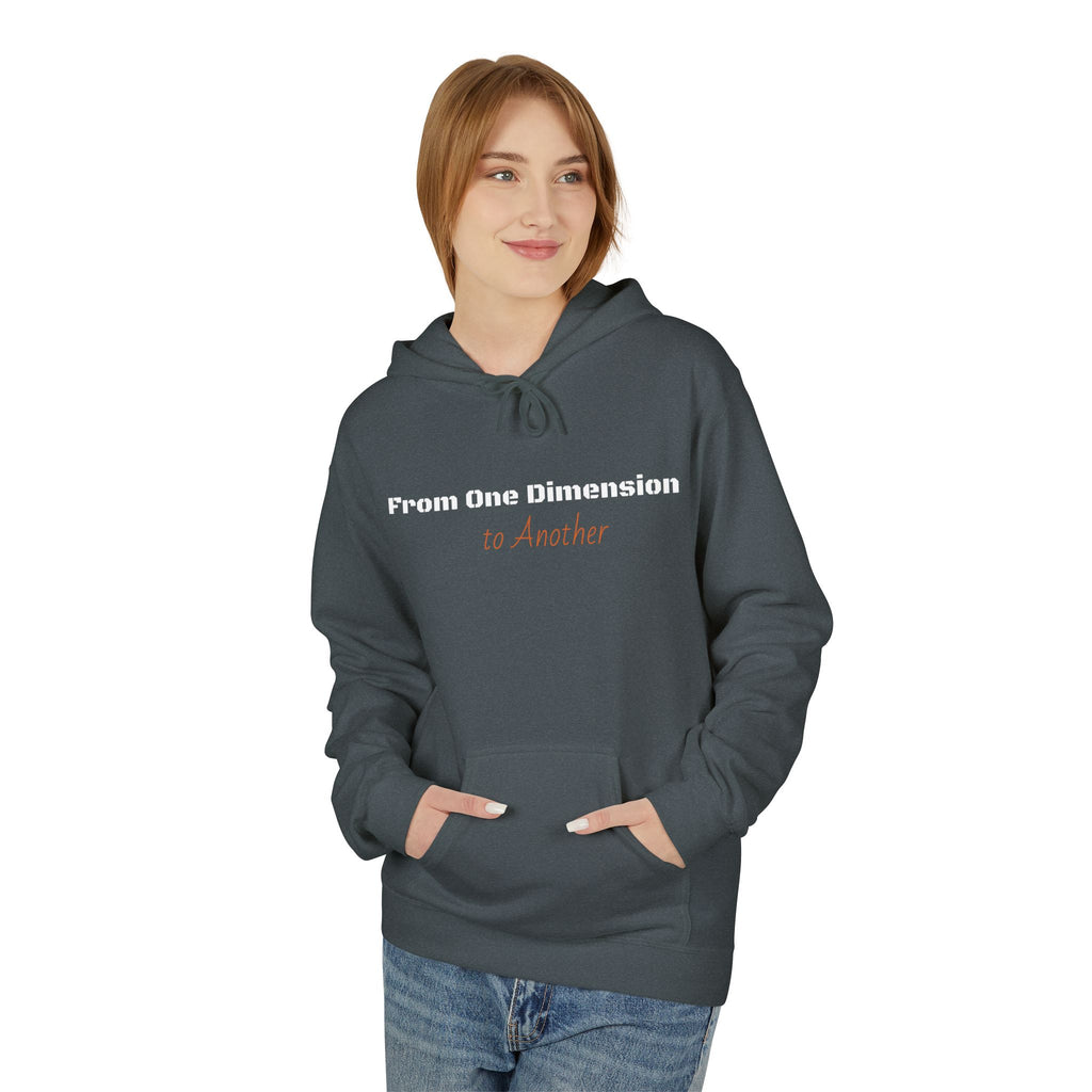 "From One Dimension to Another" Space Art Graphic Pullover- Hoodie
