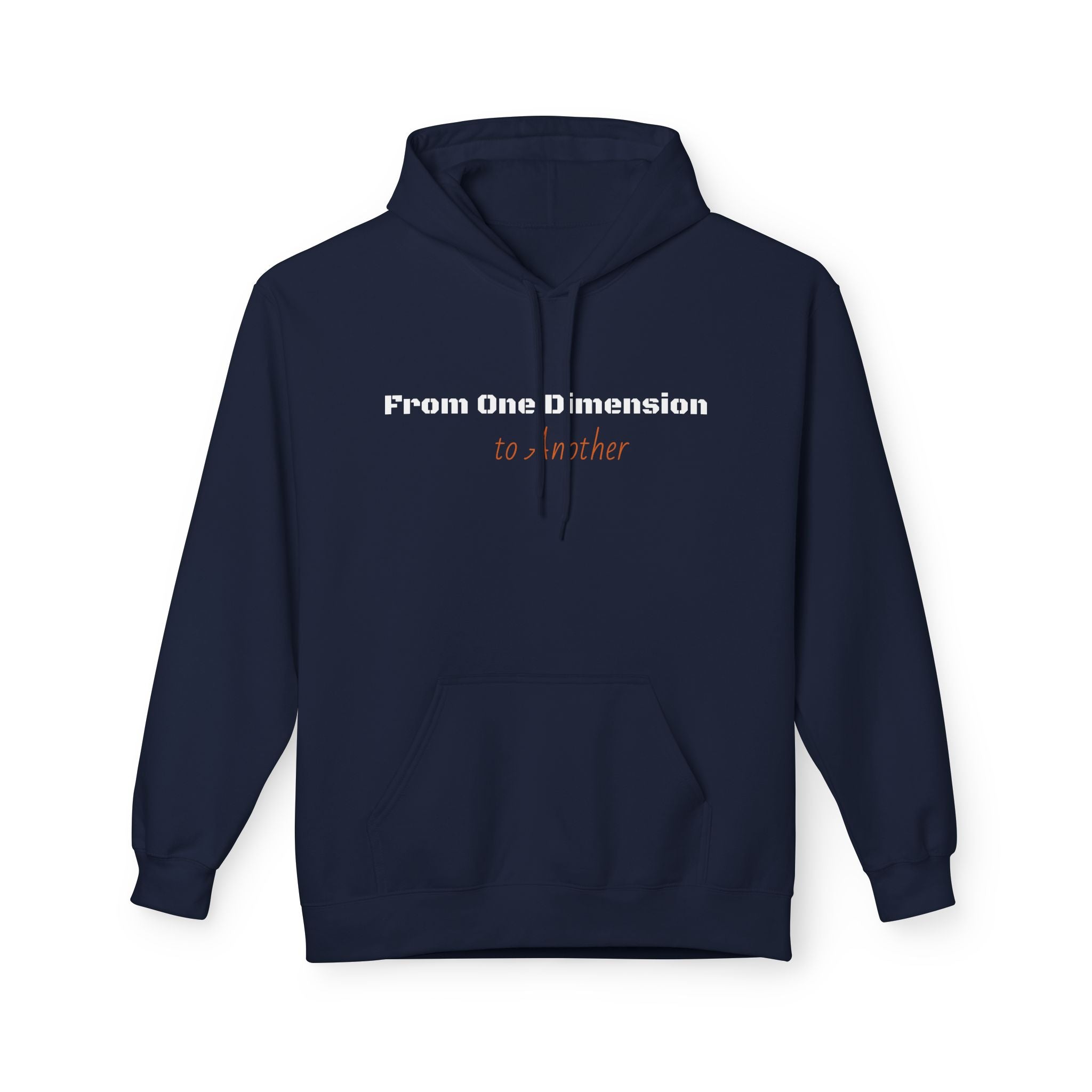 "From One Dimension to Another" Space Art Graphic Pullover- Hoodie