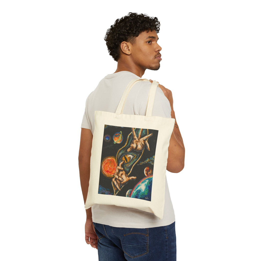 "From One Dimension to Another"- Canvas Tote Bag